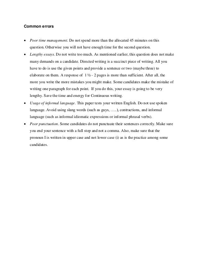 Time management essay